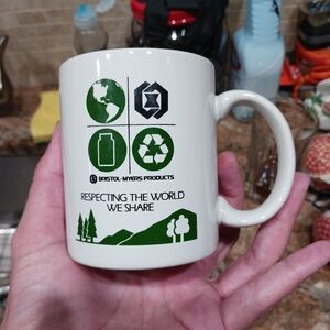 Vintage Bristol-Myers Products "Earth Day" Mug. April 22nd 1990